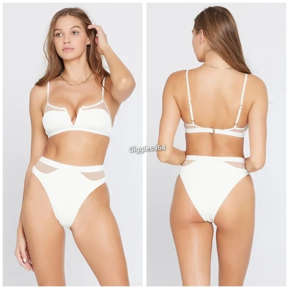 L*Space Sadie Palonia Bikini Set Cream - Picture 15 of 15